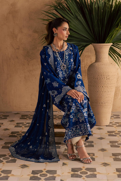 Batik | Festive Eid 26 | Eirlys - Luxury Dress - available at Maria Faisal in UK and USA.