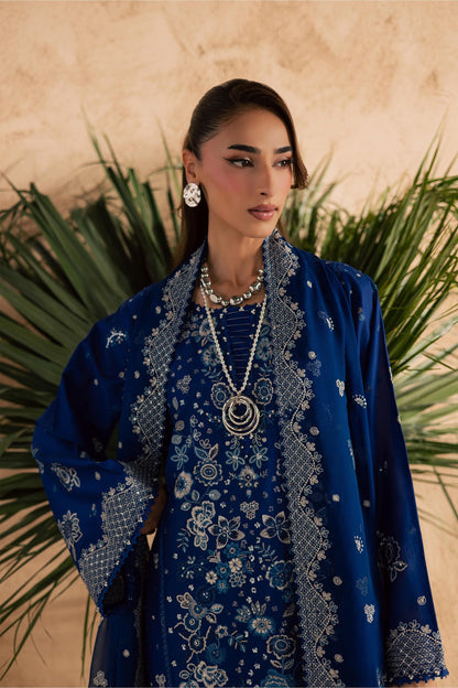 Batik | Festive Eid 26 | Eirlys - Luxury Dress - available at Maria Faisal in UK and USA.