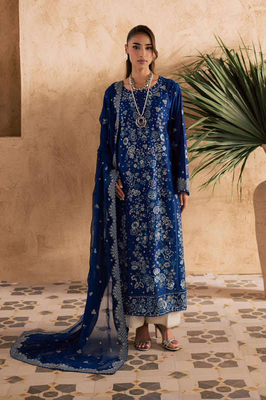 Batik | Festive Eid 26 | Eirlys - Luxury Dress - available at Maria Faisal in UK and USA.