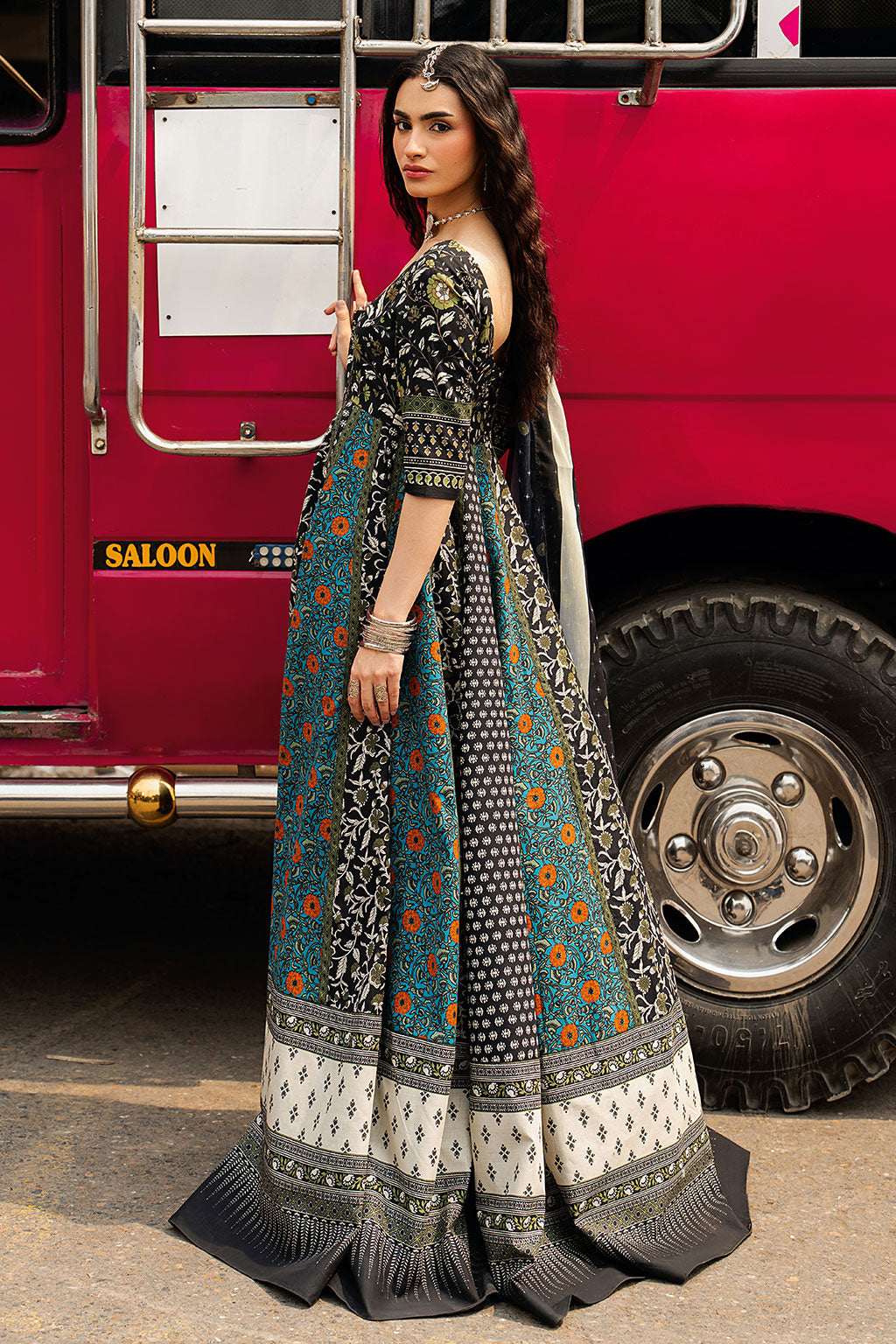Shagna | Ed Dopahar | SP-102 (NIGHA) - Luxury Dress - available at Maria Faisal in UK and USA.