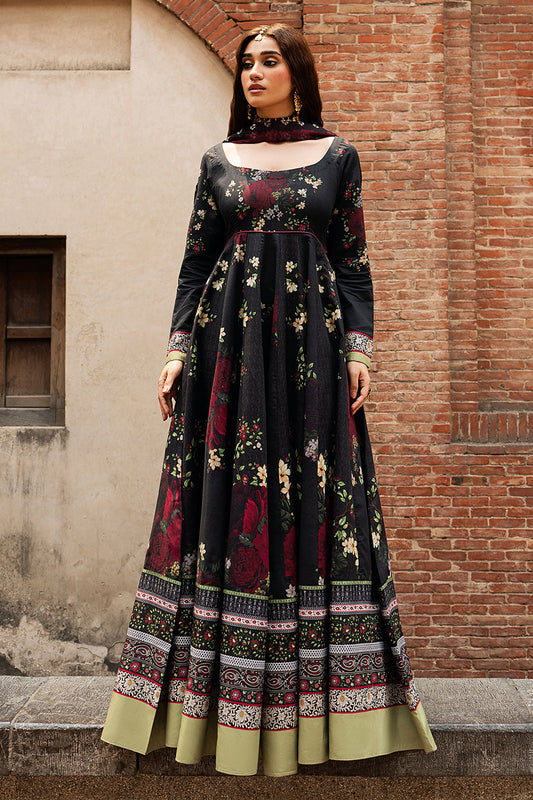 Shagna | Ed Dopahar | SP-106 (KALI RAAT) - Luxury Dress - available at Maria Faisal in UK and USA.