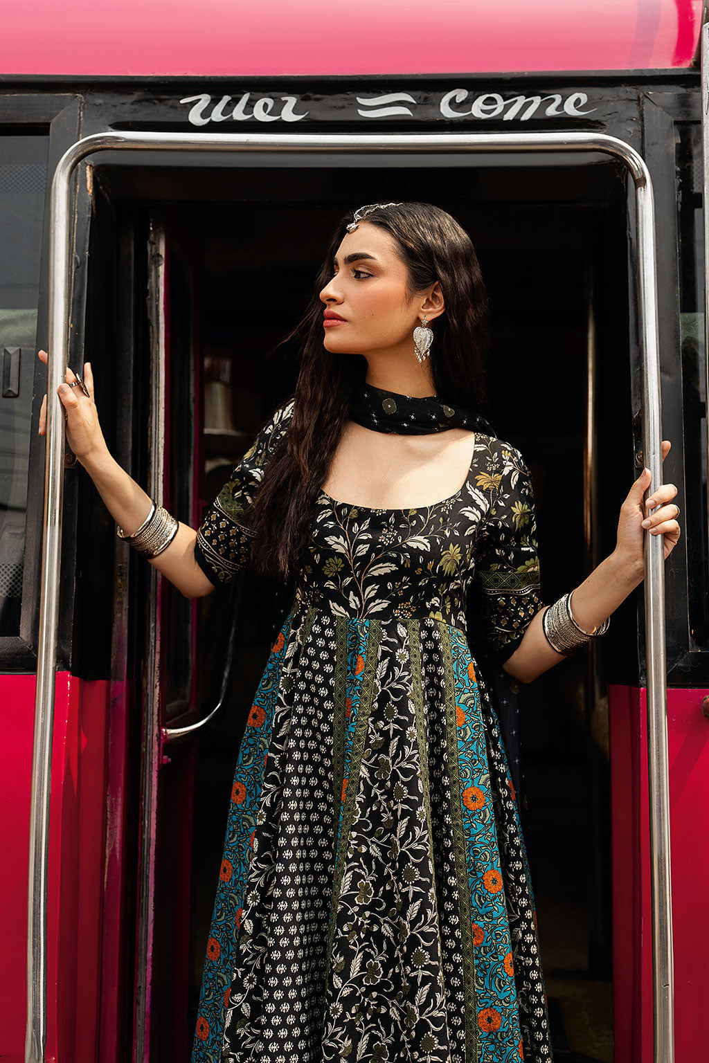 Shagna | Ed Dopahar | SP-102 (NIGHA) - Luxury Dress - available at Maria Faisal in UK and USA.