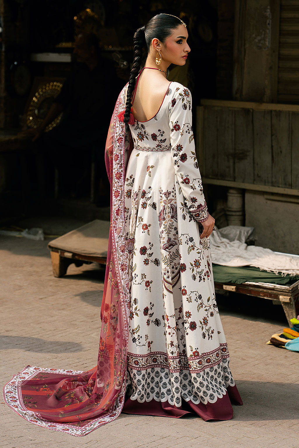 Shagna | Ed Dopahar | SP-105 (SITARA) - Luxury Dress - available at Maria Faisal in UK and USA.