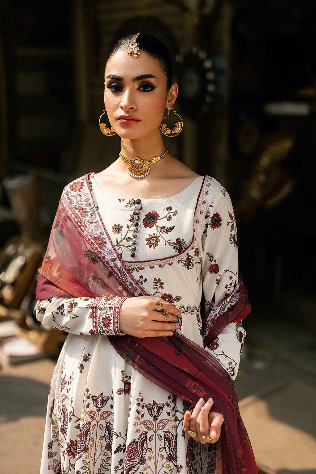 Shagna | Ed Dopahar | SP-105 (SITARA) - Luxury Dress - available at Maria Faisal in UK and USA.