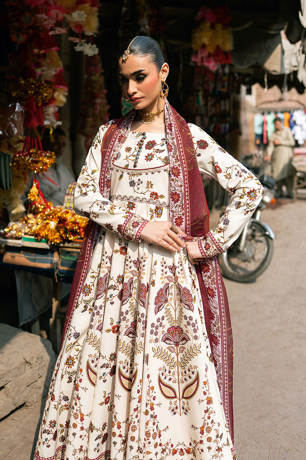 Shagna | Ed Dopahar | SP-105 (SITARA) - Luxury Dress - available at Maria Faisal in UK and USA.