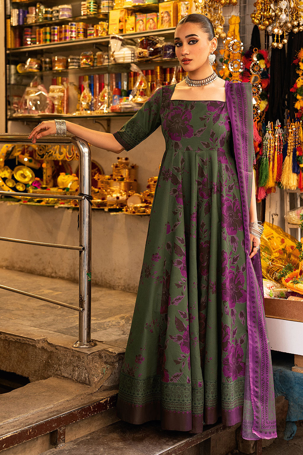 Shagna | Ed Dopahar | SP-104 (GULPARI) - Luxury Dress - available at Maria Faisal in UK and USA.