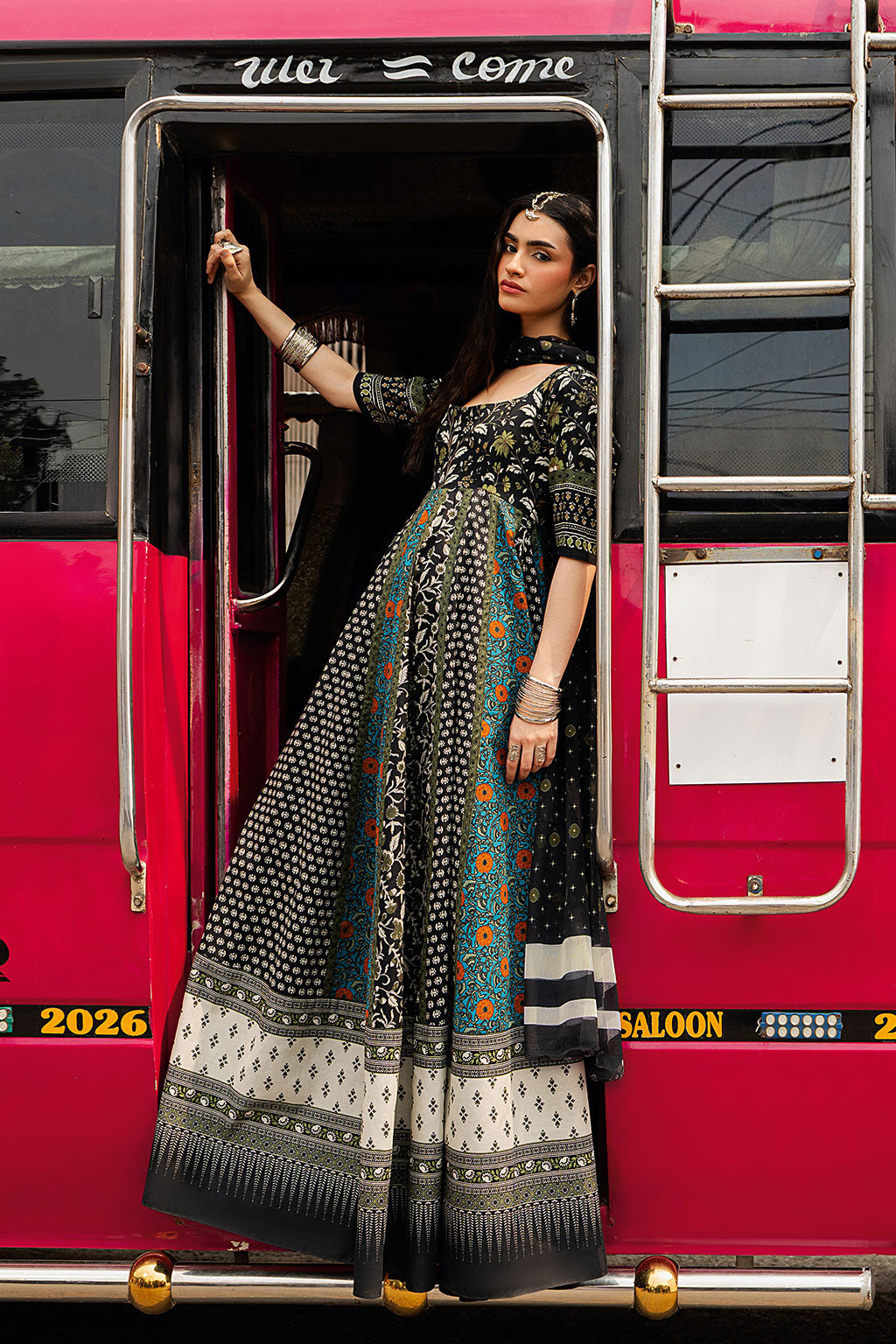 Shagna | Ed Dopahar | SP-102 (NIGHA) - Luxury Dress - available at Maria Faisal in UK and USA.