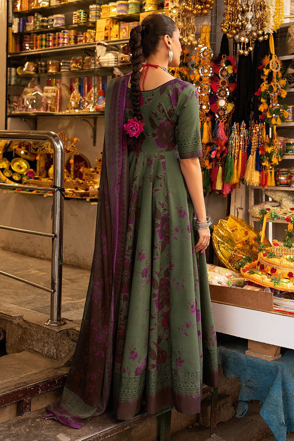 Shagna | Ed Dopahar | SP-104 (GULPARI) - Luxury Dress - available at Maria Faisal in UK and USA.