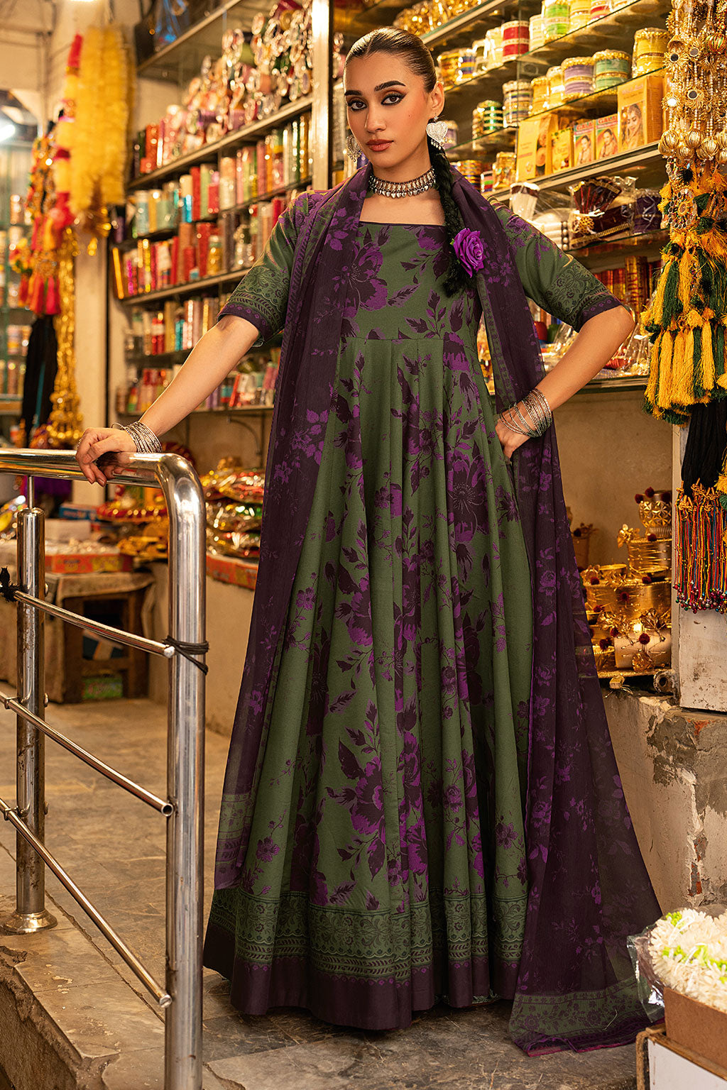 Shagna | Ed Dopahar | SP-104 (GULPARI) - Luxury Dress - available at Maria Faisal in UK and USA.