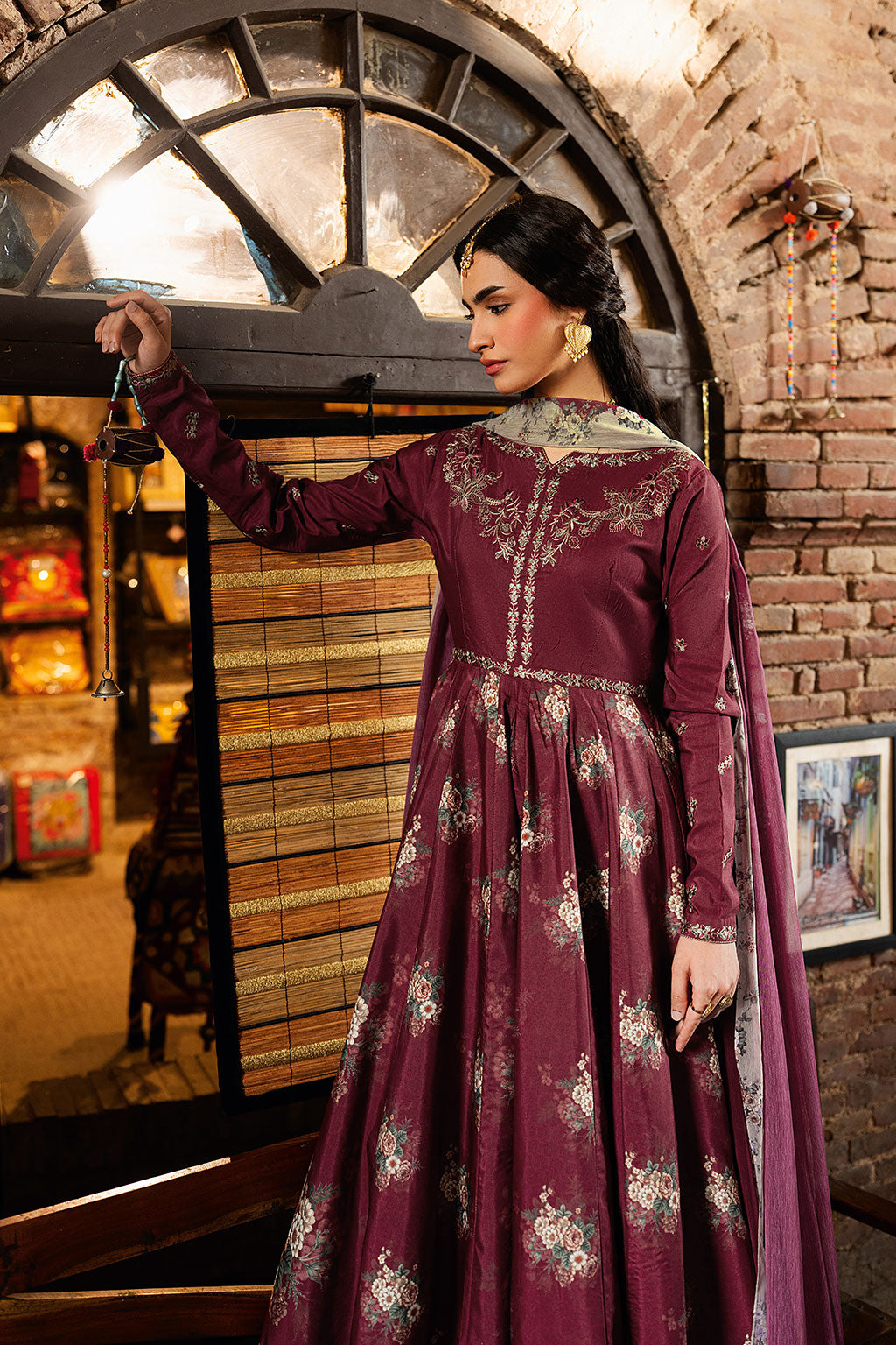 Shagna | Ed Dopahar | SP-103 (MANJOGI) - Luxury Dress - available at Maria Faisal in UK and USA.