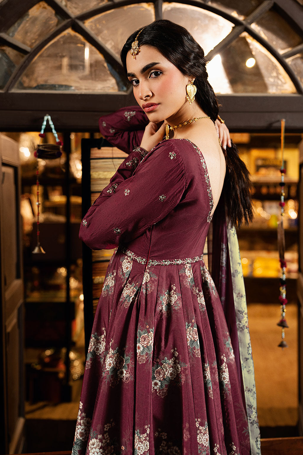 Shagna | Ed Dopahar | SP-103 (MANJOGI) - Luxury Dress - available at Maria Faisal in UK and USA.