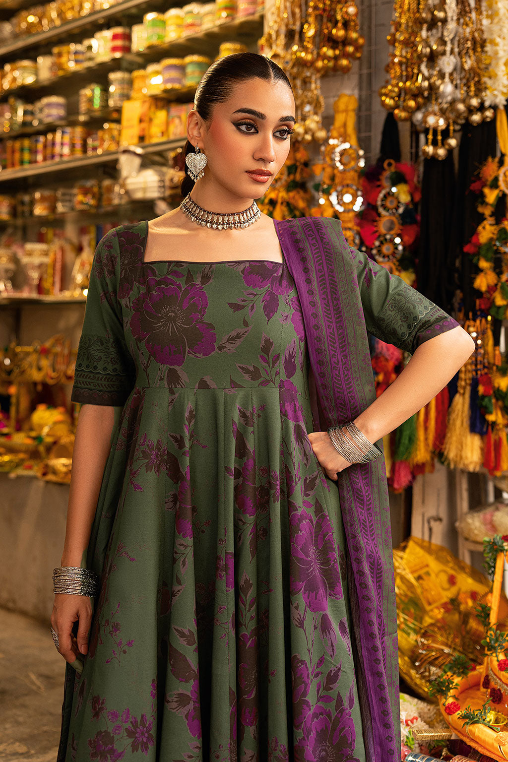 Shagna | Ed Dopahar | SP-104 (GULPARI) - Luxury Dress - available at Maria Faisal in UK and USA.