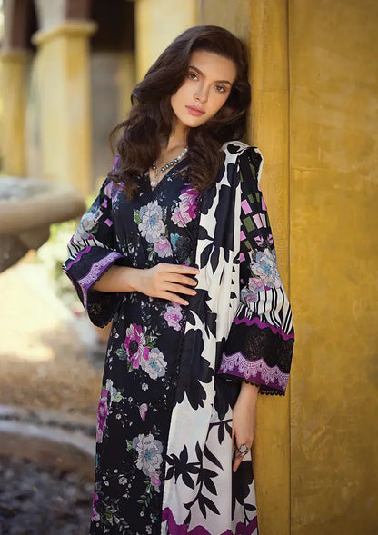 Elaf Premium | Print Chikankari 24 | ECT-02B DARIEN - Ladies Clothes - Maria Faisal