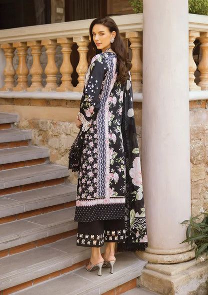Elaf Premium | Print Chikankari 24 | ECT-05B WILD FLOWER Luxury - Maria Faisal