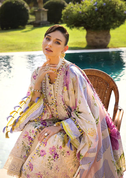 Elaf Premium | Print Chikankari 24 | ECT-06A RIVERDALE - Ladies Clothes - Maria Faisal