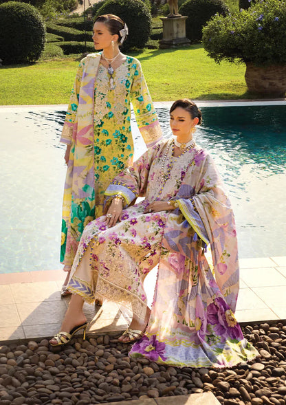Elaf Premium | Print Chikankari 24 | ECT-06B MISTY SERENADE - Ladies Clothes - Maria Faisal