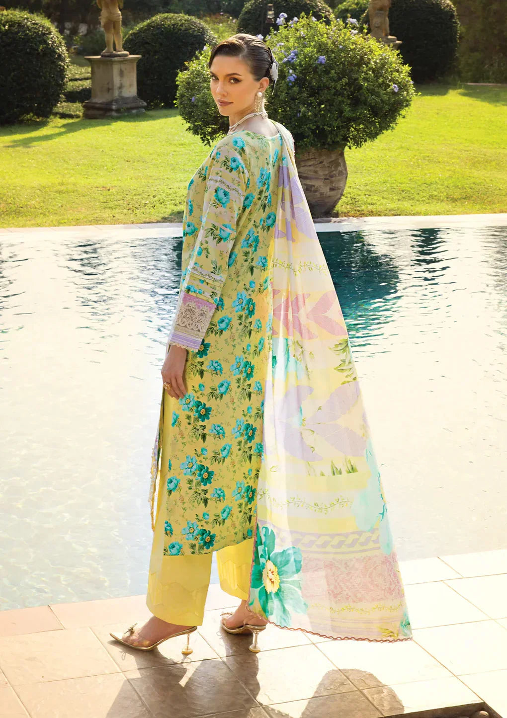 Elaf Premium | Print Chikankari 24 | ECT-06B MISTY SERENADE - Ladies Clothes - Maria Faisal