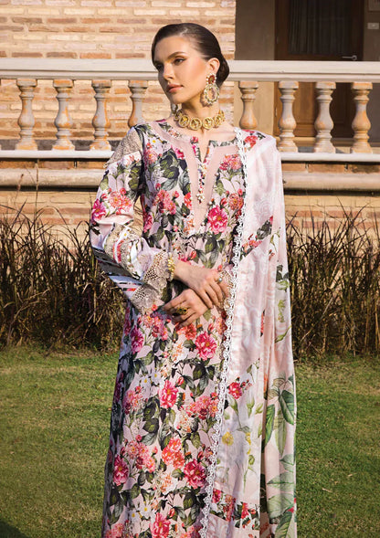 Elaf Premium | Print Chikankari 24 | ECT-01A SOIR - Ladies Clothes - Maria Faisal