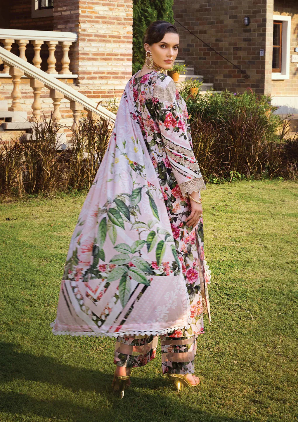 Elaf Premium | Print Chikankari 24 | ECT-01A SOIR - Ladies Clothes - Maria Faisal