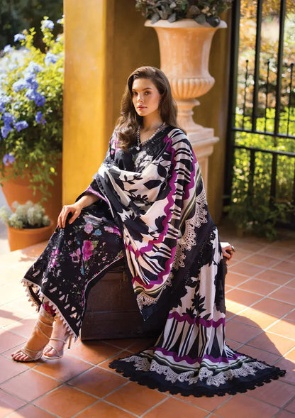 Elaf Premium | Print Chikankari 24 | ECT-02B DARIEN - Ladies Clothes - Maria Faisal