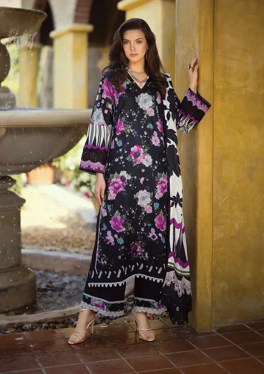 Elaf Premium | Print Chikankari 24 | ECT-02B DARIEN - Ladies Clothes - Maria Faisal