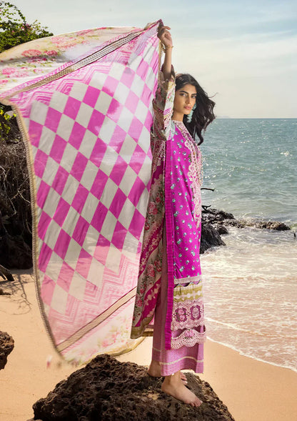 Elaf Premium | Signature Embroidered Lawn 24 | ESL-04B ENCHANTMENT - Ladies Clothes - Maria Faisal