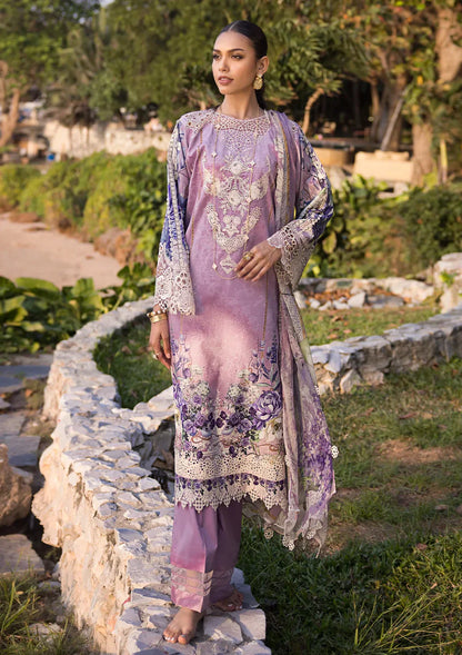 Elaf Premium | Signature Embroidered Lawn 24 | ESL-07A CUPID - Ladies Clothes - Maria Faisal