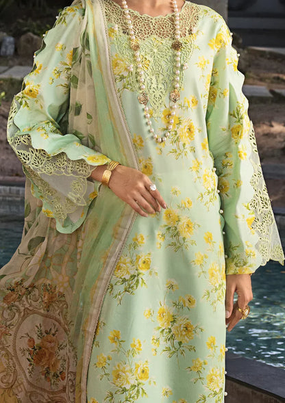 Elaf Premium | Signature Embroidered Lawn 24 | ESL-06B MAJESTIC NOVA - Ladies Clothes - Maria Faisal