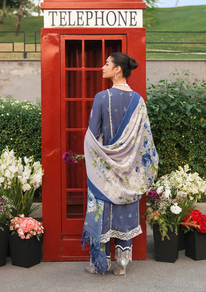 Elaf Premium | Winter Pashmina Shawl Collection | EPW-4A Secret Serenade - Designer Dress with Intricate embroidery and embellishments. Shop elegent wedding dress at Maria Faisal.