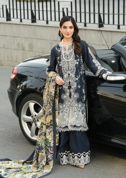 Elaf Premium | Winter Pashmina Shawl Collection | EPW-3B Dreamy Embrace - Designer Dress with Intricate embroidery and embellishments. Shop elegent wedding dress at Maria Faisal.