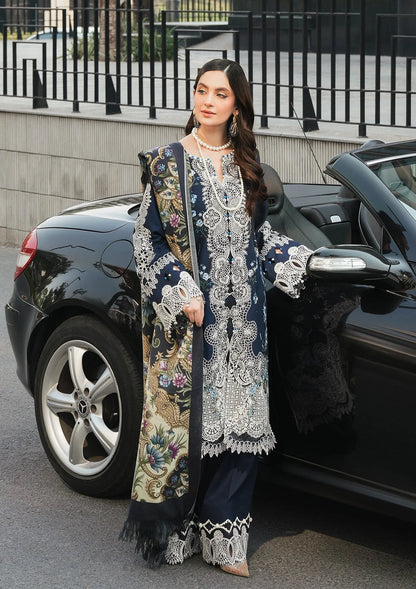 Elaf Premium | Winter Pashmina Shawl Collection | EPW-3B Dreamy Embrace - Designer Dress with Intricate embroidery and embellishments. Shop elegent wedding dress at Maria Faisal.