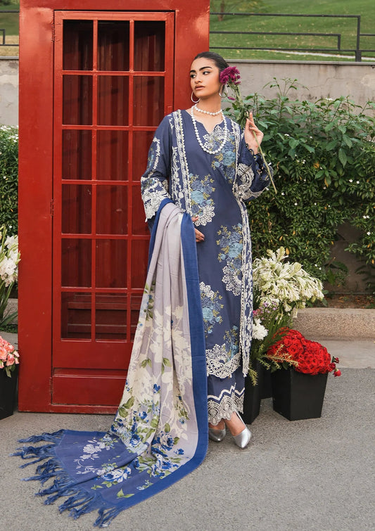 Elaf Premium | Winter Pashmina Shawl Collection | EPW-4A Secret Serenade - Designer Dress with Intricate embroidery and embellishments. Shop elegent wedding dress at Maria Faisal.