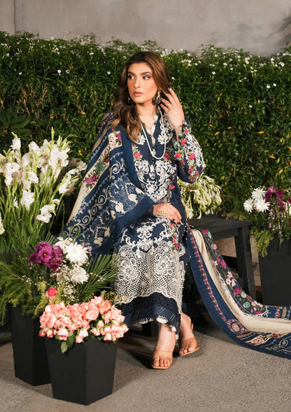 Elaf Premium | Winter Pashmina Shawl Collection | EPW-6B Moonlit Promises - Designer Dress with Intricate embroidery and embellishments. Shop elegent wedding dress at Maria Faisal.