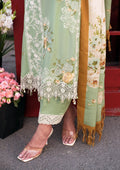 Elaf Premium | Winter Pashmina Shawl Collection | EPW-4B Whispers of Joy - Designer Dress with Intricate embroidery and embellishments. Shop elegent wedding dress at Maria Faisal.
