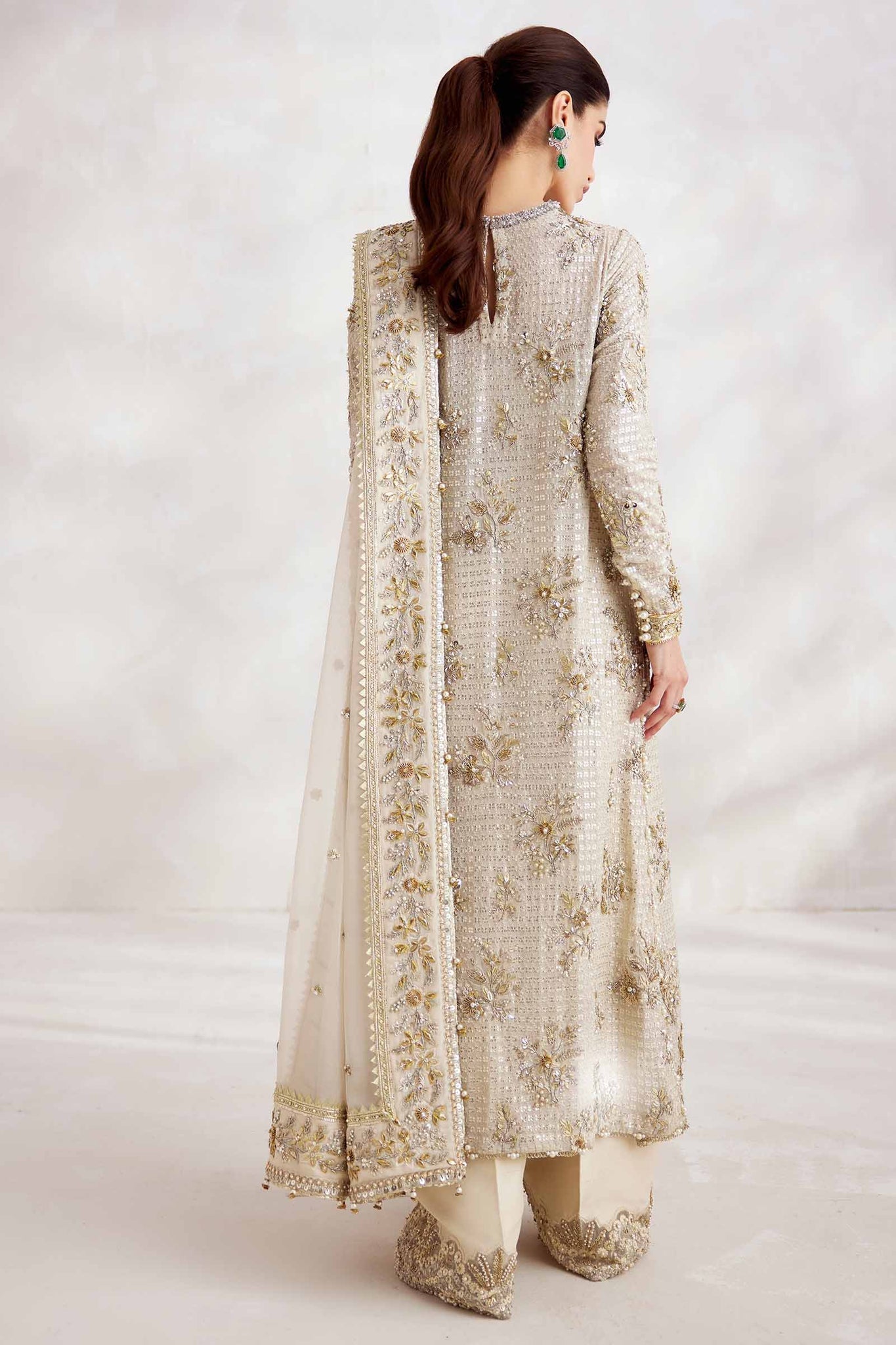 Elan | Elitarie Wedding Formals | TRÃSOR (EP-21216) - Designer Dress with Intricate embroidery and embellishments. Shop elegent wedding dress at Maria Faisal.