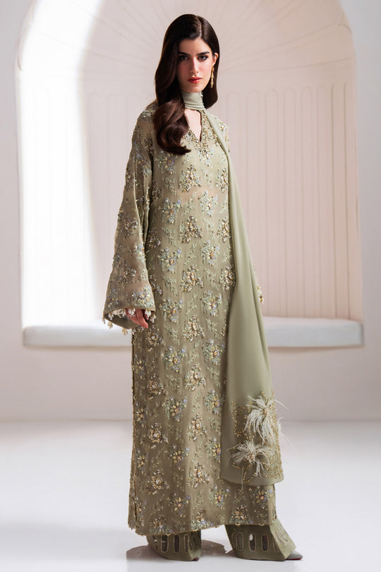 Elan | Elitarie Wedding Formals | CLARTÃ (EP-21215) - Designer Dress with Intricate embroidery and embellishments. Shop elegent wedding dress at Maria Faisal.