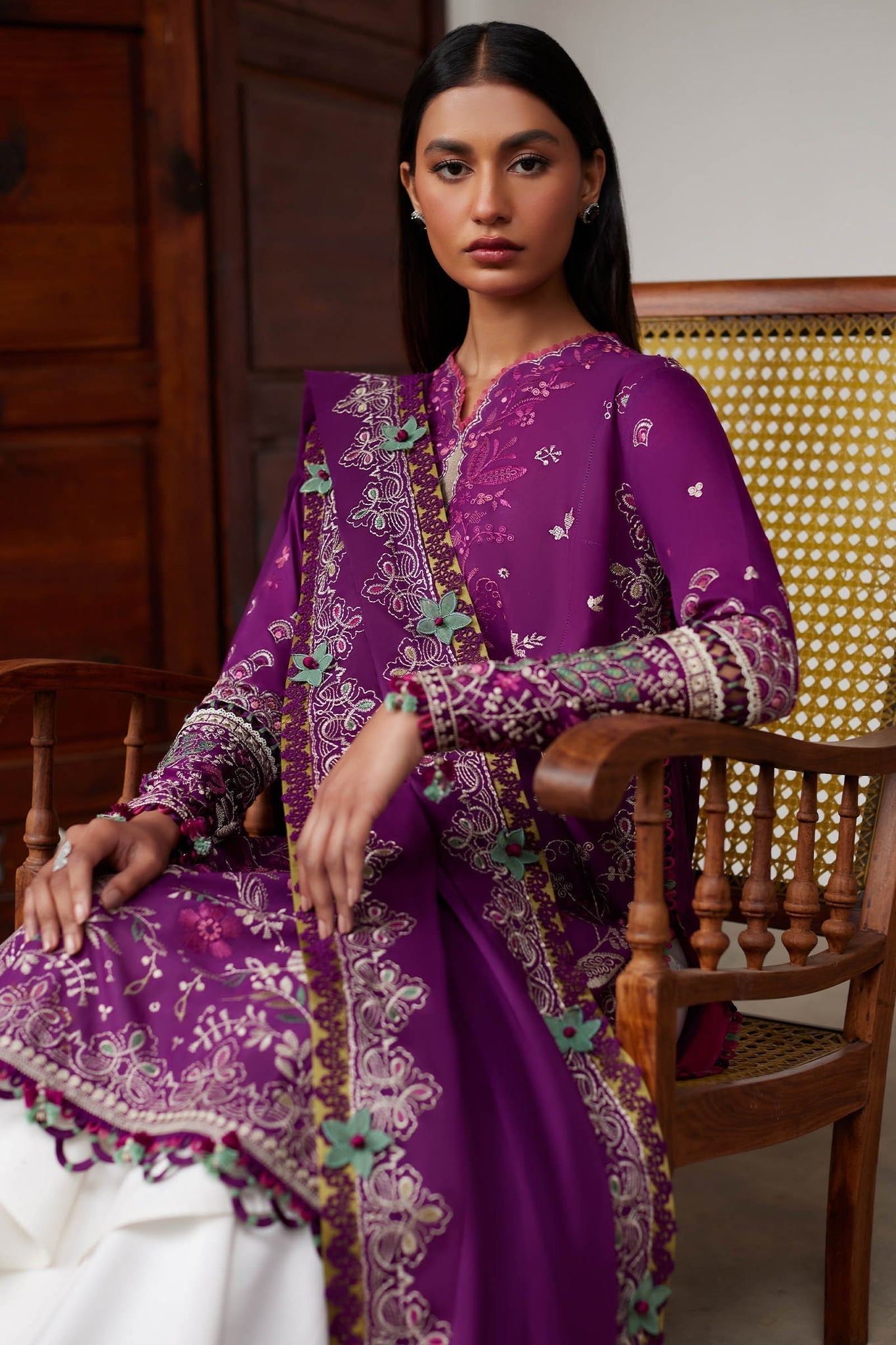 Elan | Lawn24 |QISTINA (EL24-03 A) - Waniyas