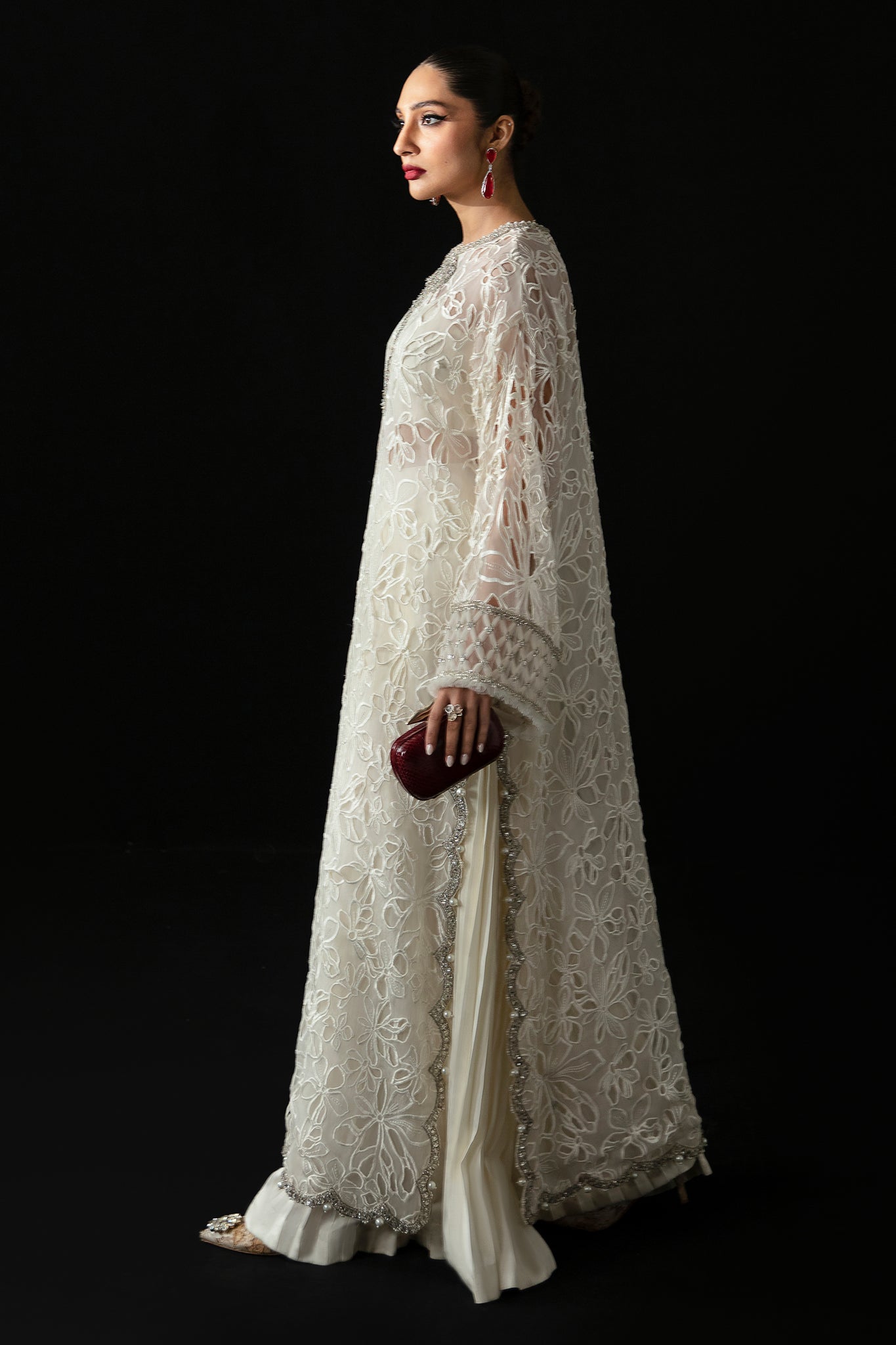 Elan | Pret Crepusule |  VOILE D'ARGENT (EP-21308) - Ladies Clothes - Maria Faisal