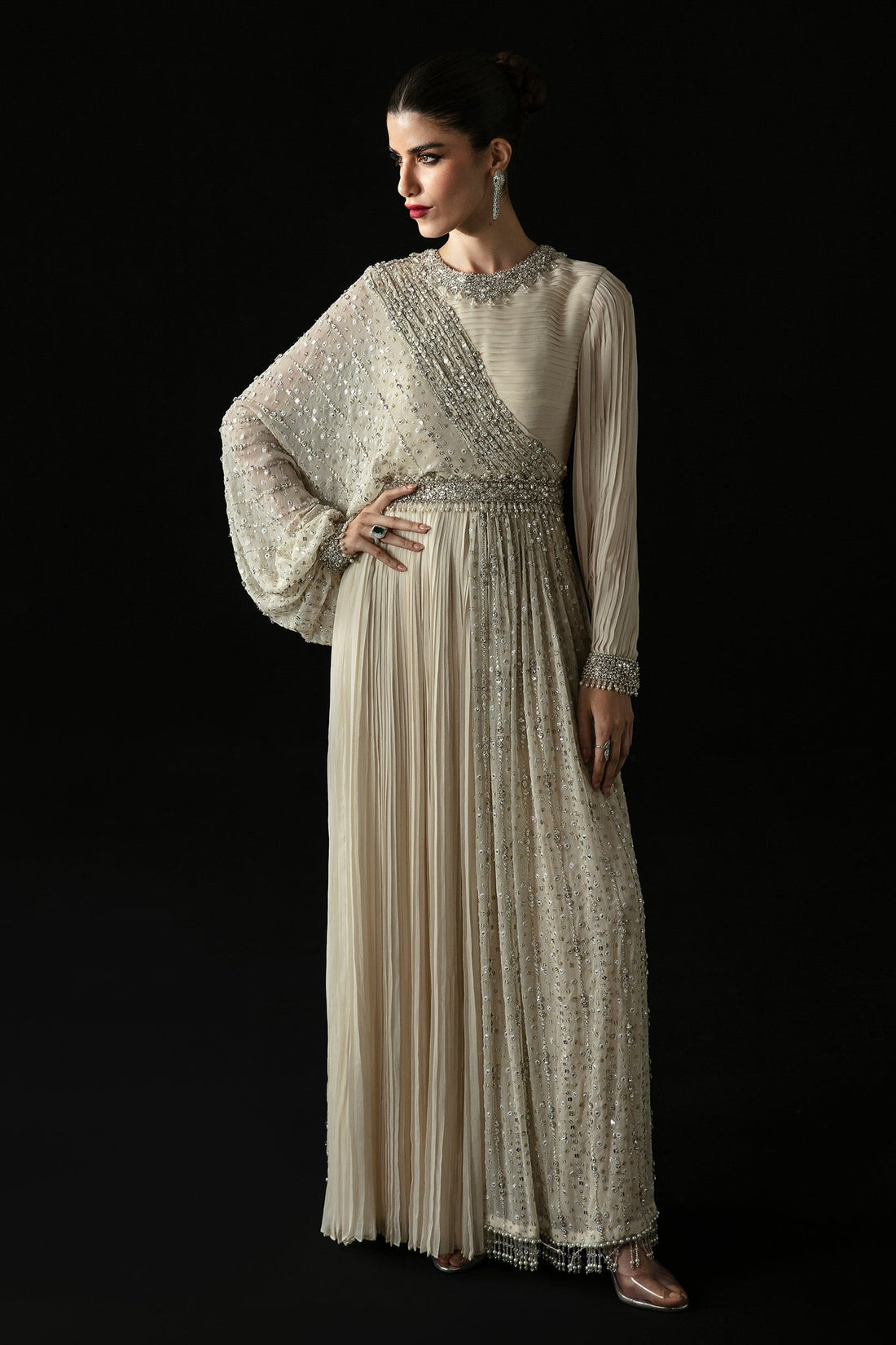 Elan | Pret Crepusule |  CRISTAL DE LUNE (EP-21304) - Designer Dress with Intricate embroidery and embellishments. Shop elegent wedding dress at Maria Faisal.