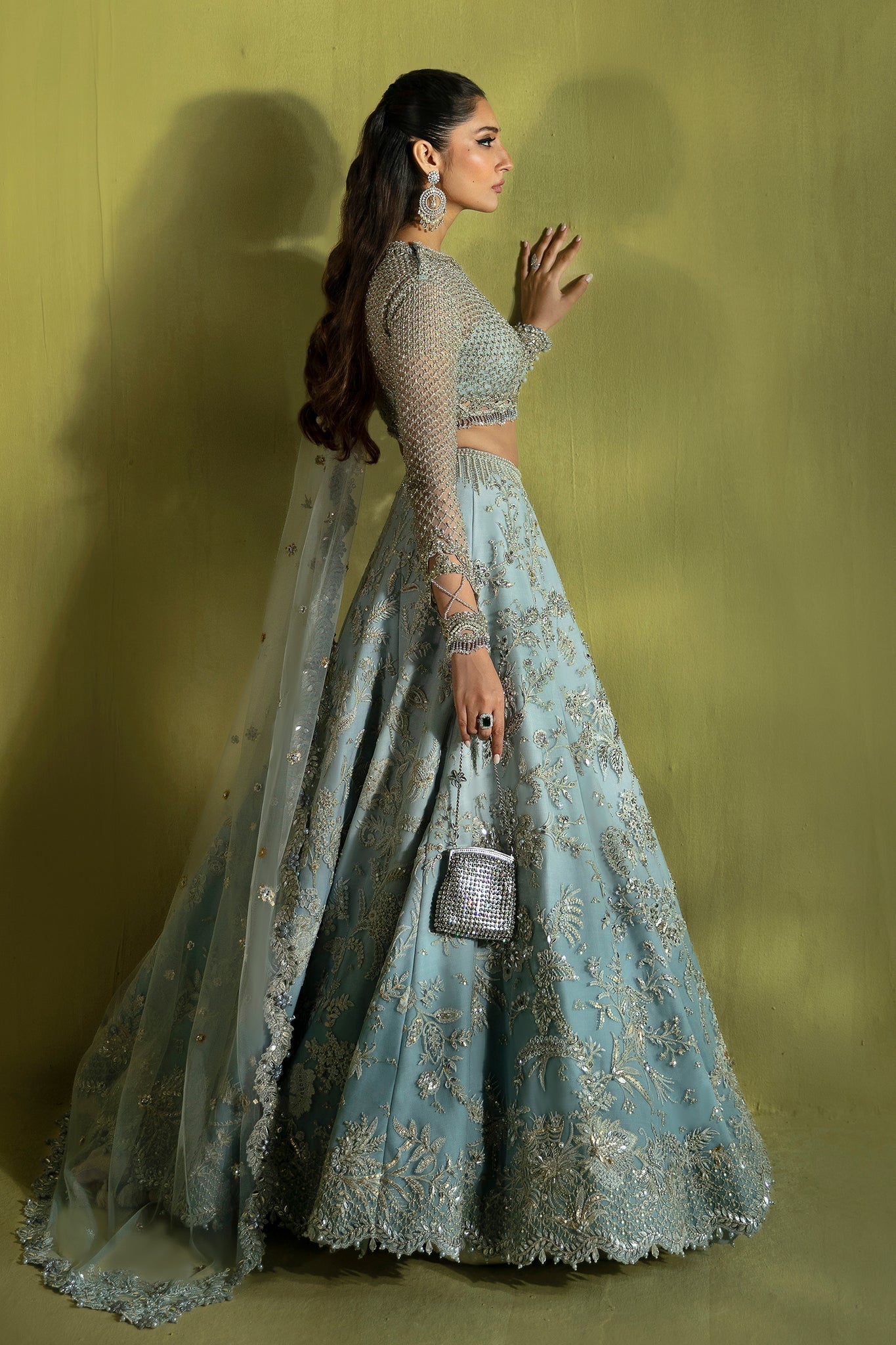 Elan | Pret Crepusule |  CRISTAL DâAUBE (EP-21305) - Designer Dress with Intricate embroidery and embellishments. Shop elegent wedding dress at Maria Faisal.