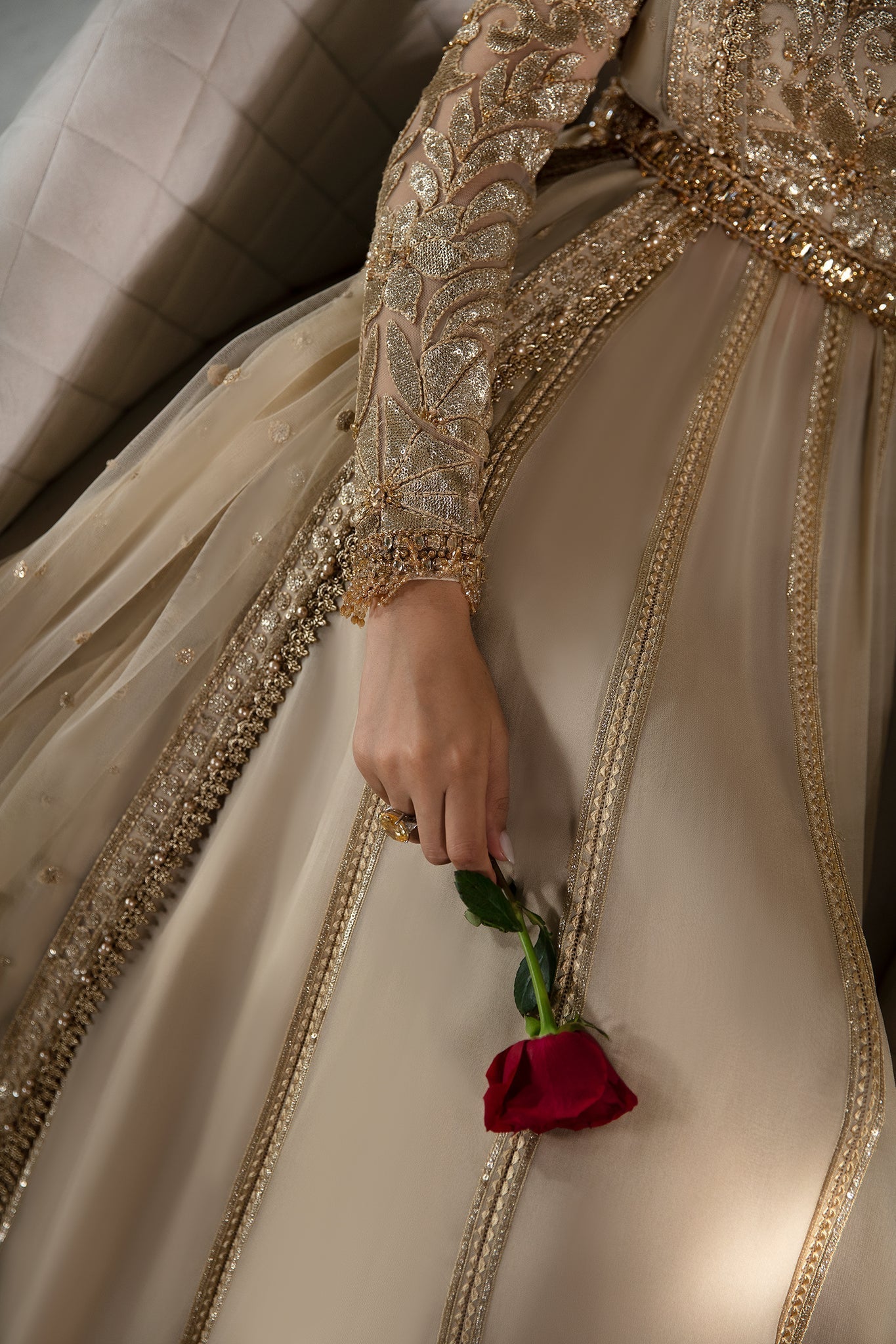 Elan | Pret Crepusule |  NUIT CÃLESTE (EP-21303) - Designer Dress with Intricate embroidery and embellishments. Shop elegent wedding dress at Maria Faisal.