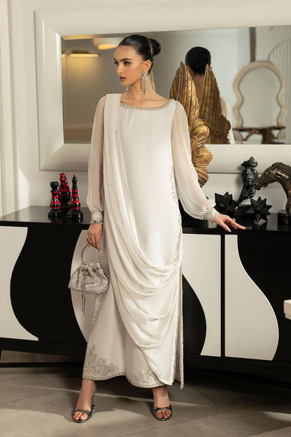 Erum Khan | Elan Formals |Pearl Dusk - Formal Dress - available at Maria Faisal in UK and USA.