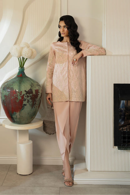Erum Khan | Elan Formals |Blush haze - Formal Dress - available at Maria Faisal in UK and USA.