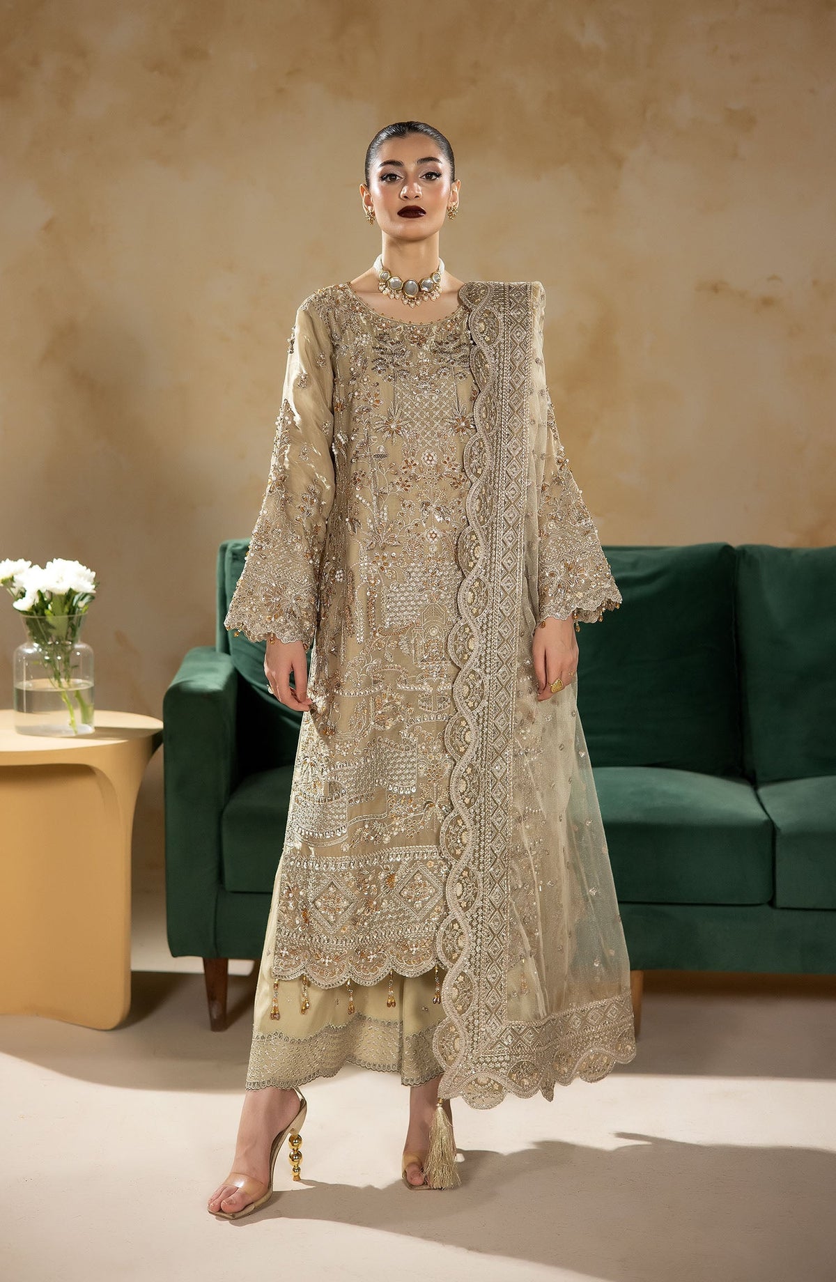 Imrozia Premium | Aurelia Formals 26 | JF-39 B Elara - Formal Dress - available at Maria Faisal in UK and USA.