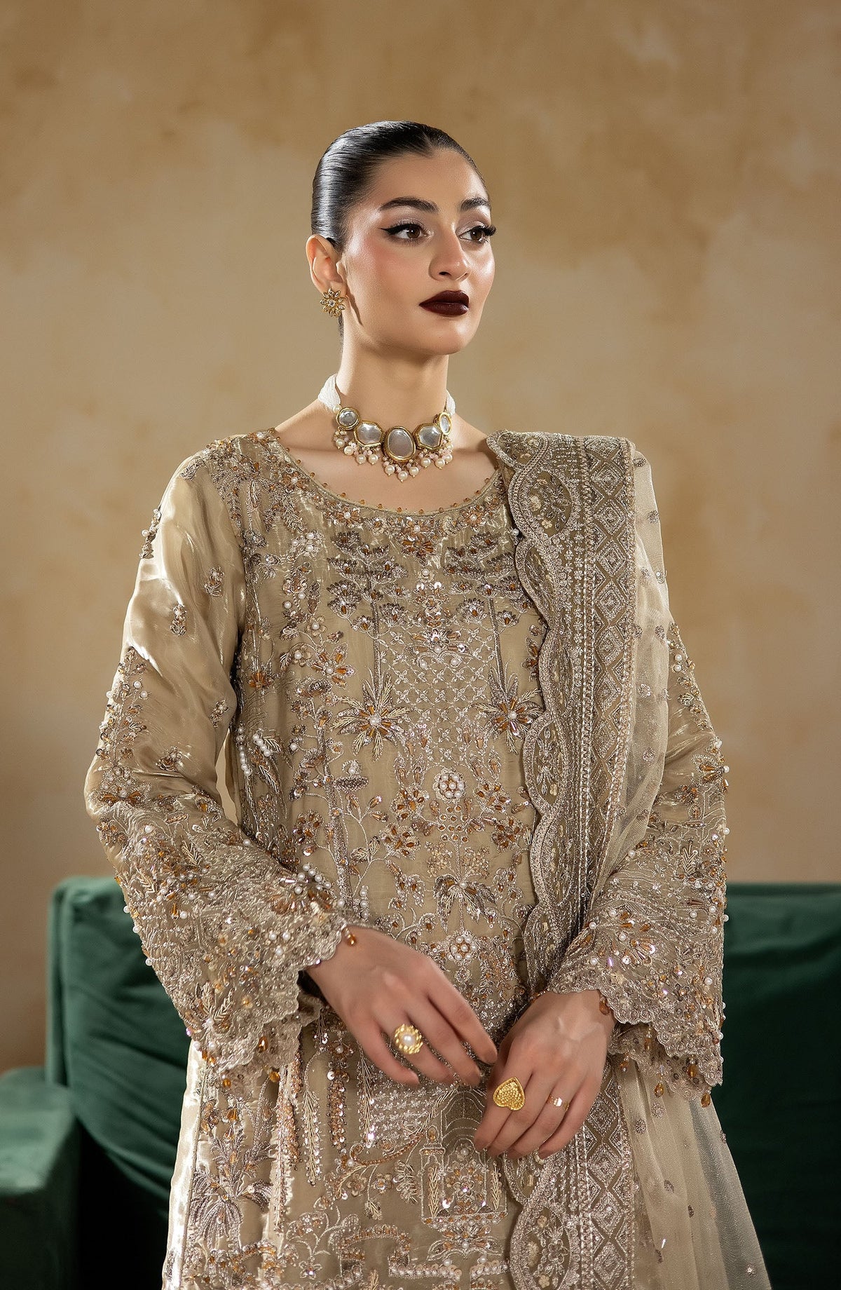 Imrozia Premium | Aurelia Formals 26 | JF-39 B Elara - Formal Dress - available at Maria Faisal in UK and USA.