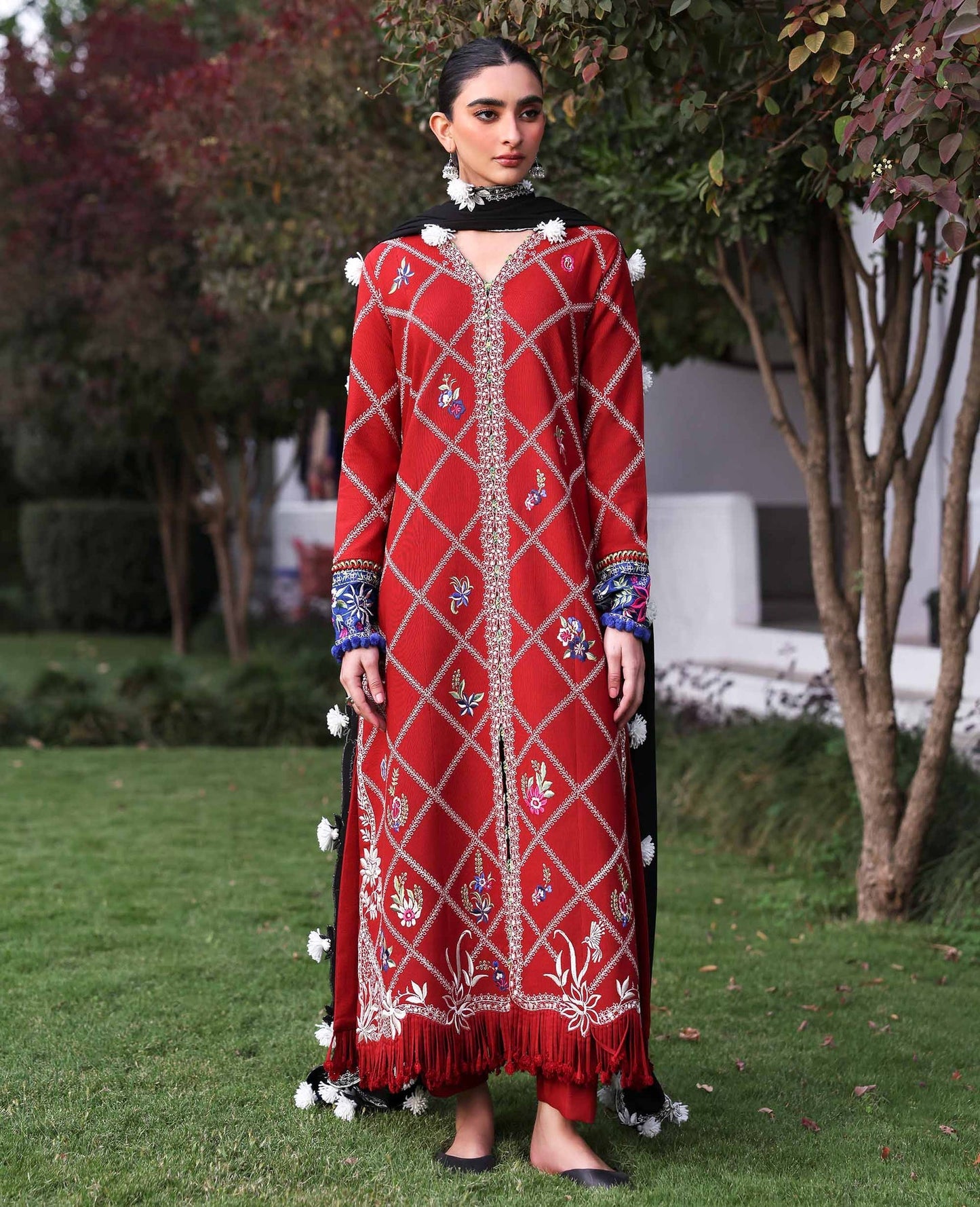 Elara – authentic Pakistani dress from the Amaris Luxury Shawl 25 collection for women in the UK