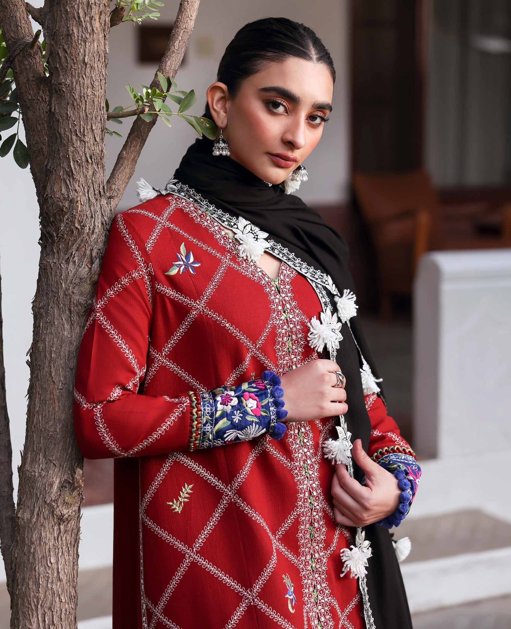 Elara – authentic Pakistani dress from the Amaris Luxury Shawl 25 collection for women in the UK