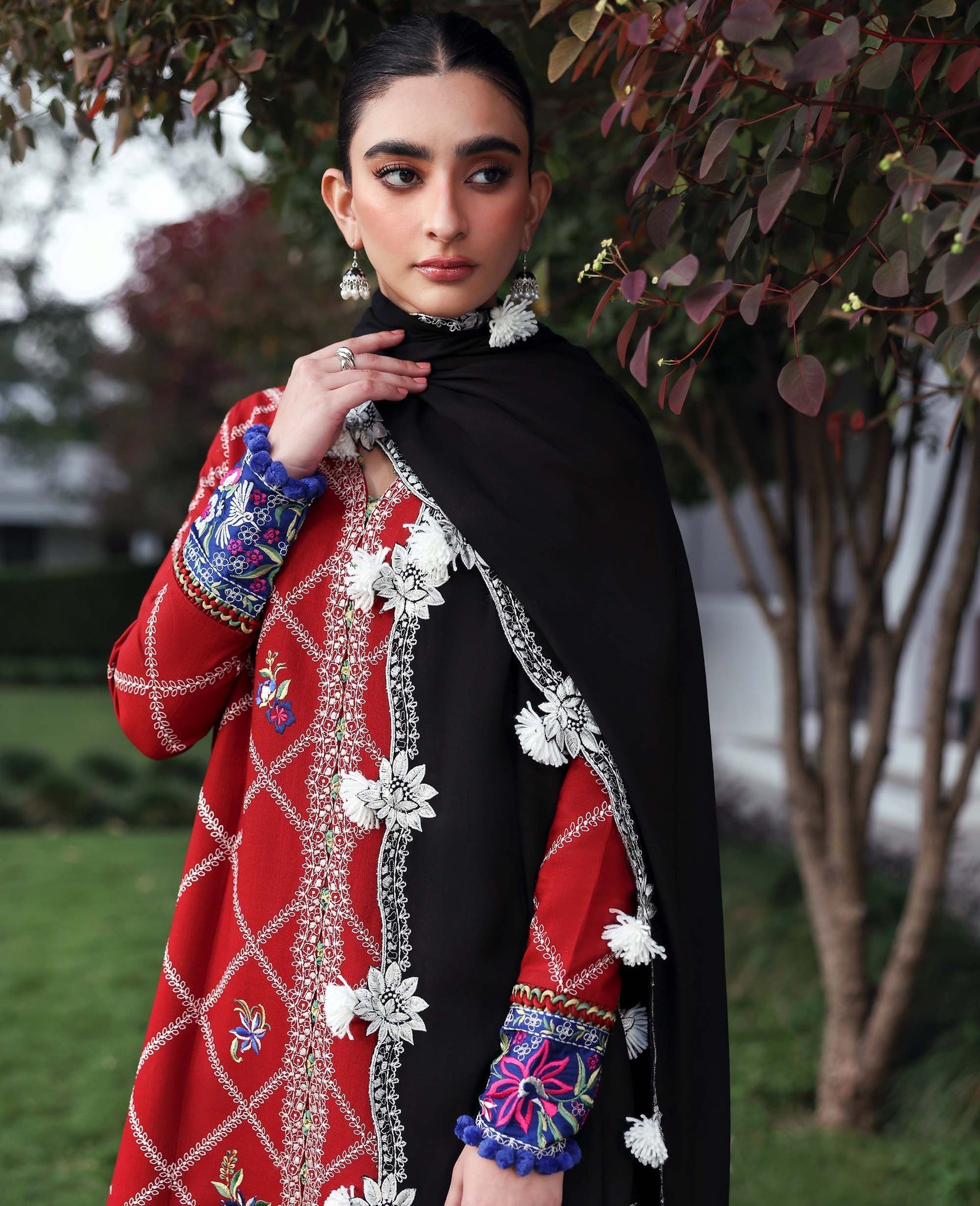 Elara – authentic Pakistani dress from the Amaris Luxury Shawl 25 collection for women in the UK