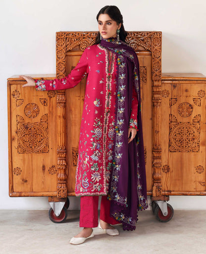 Elaria – authentic Pakistani dress from the Amaris Luxury Shawl 25 collection for women in the UK