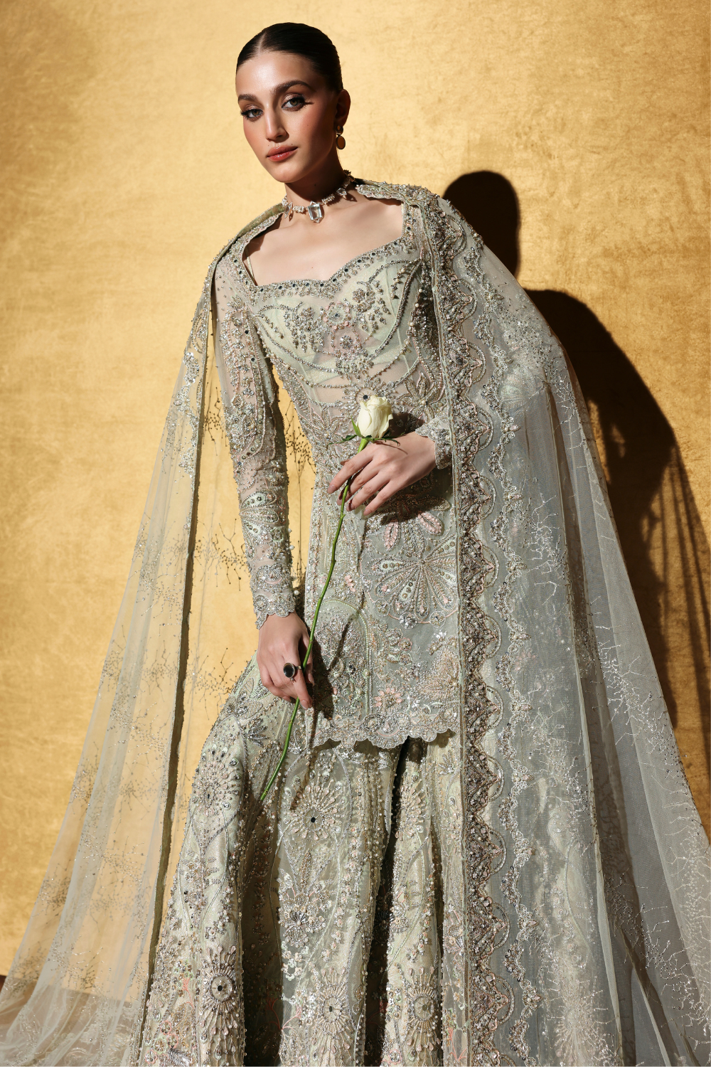 Soraya | Or xury Formals 26 |Elaris - Wedding Dress - available at Maria Faisal in UK and USA.